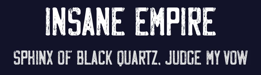 Insane Empire by Woodcutter — Decorative Font — thumbnail 2