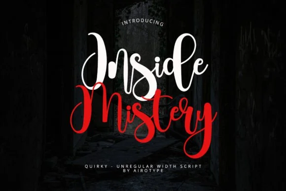Inside Mistery Font by airotype — Script Handwritten Font
