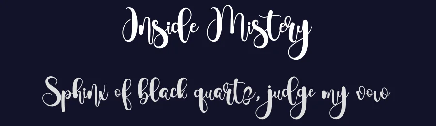Inside Mistery by Airotype — Script Handwritten Font — thumbnail 2