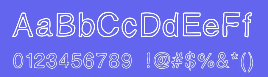 Inside Outside by Chrispy — Decorative Font — thumbnail 3