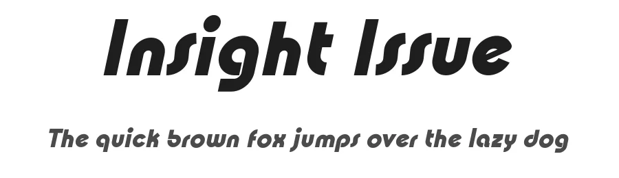 Insight Issue by Galdino Otten Fonts — Sans Serif Font