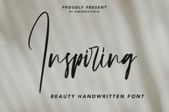 Inspiring Font by Arendxstudio — Script Handwritten Font