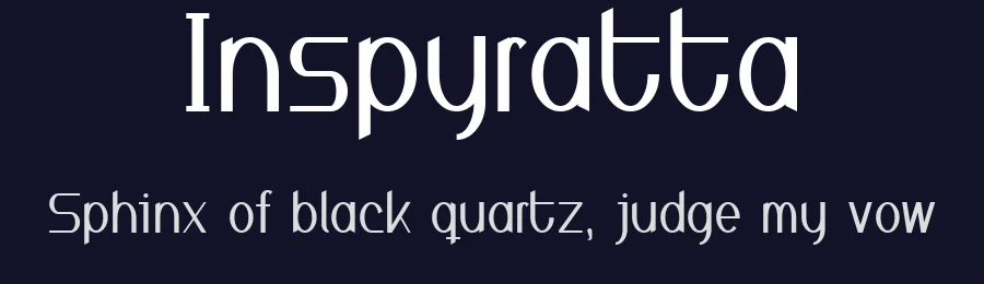 Inspyratta by G3Typefaces — Sans Serif Font — thumbnail 2