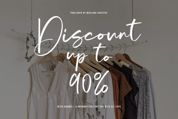 Insta Gromes Font by Maulana Creative — Script Handwritten Font — thumbnail 5