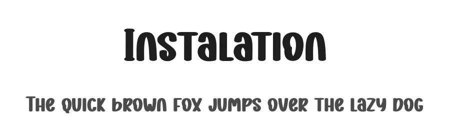 Instalation