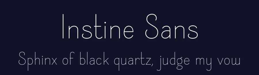 Instine Sans by Royaltype — Sans Serif Font — thumbnail 2