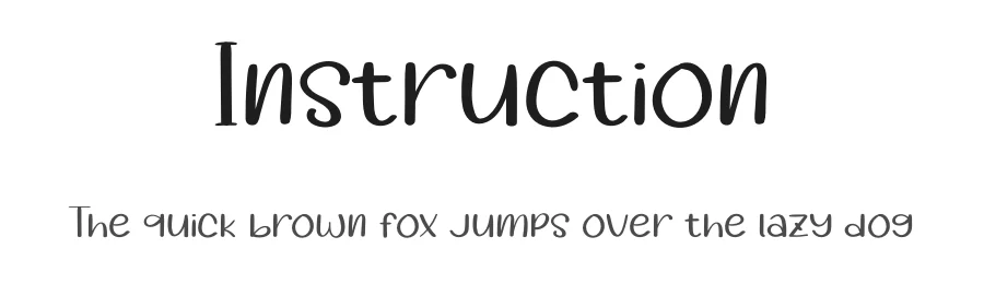 Instruction