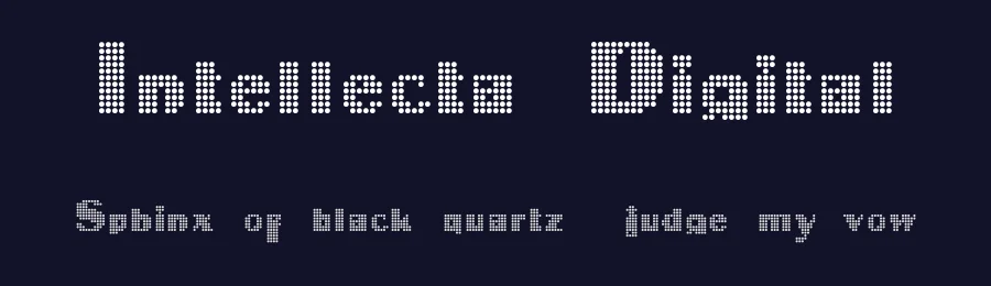 Intellecta Digital by Intellecta Design — Display Font — thumbnail 2