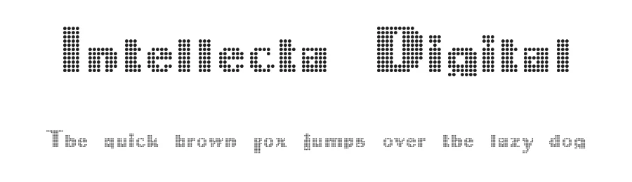 Intellecta Digital by Intellecta Design — Display Font
