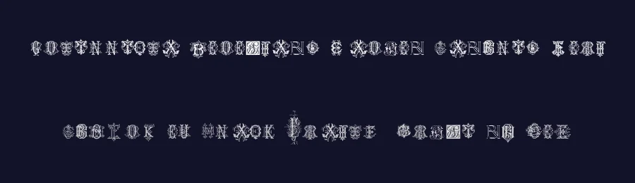 Intellecta Monograms Random Samples Four by Intellecta Design — Decorative Font — thumbnail 2
