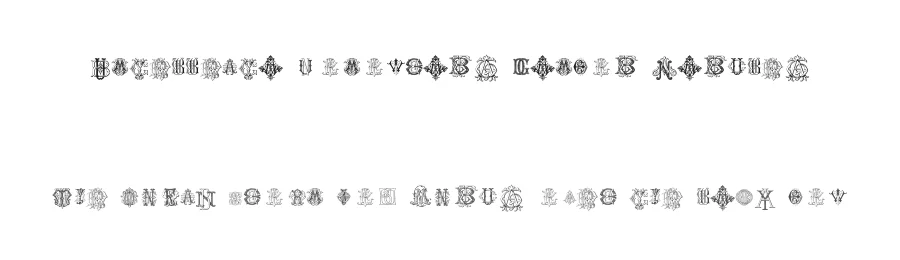 Intellecta Monograms Random Samples