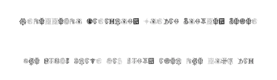 Intellecta Monograms Random Samples Seven