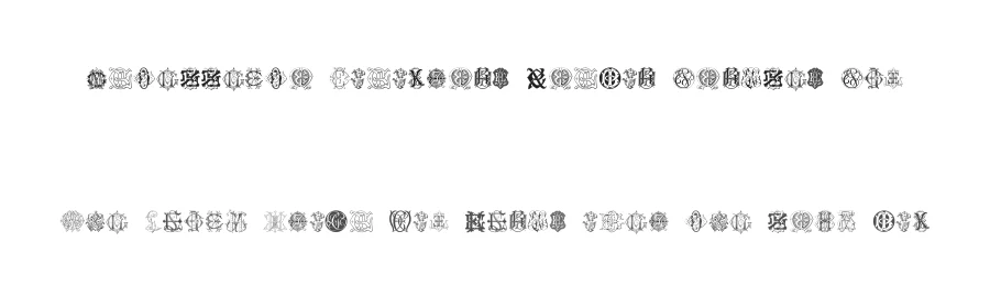 Intellecta Monograms Random Samples Six
