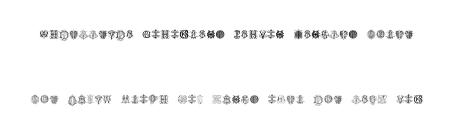 Intellecta Monograms Random Samples Three