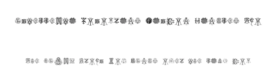 Intellecta Monograms Random Samples Two