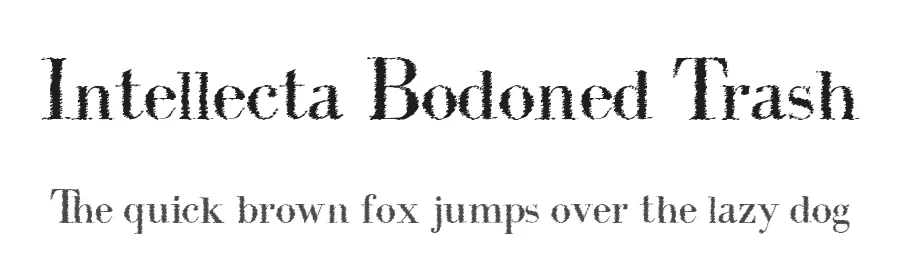 Intellecta Bodoned Trash