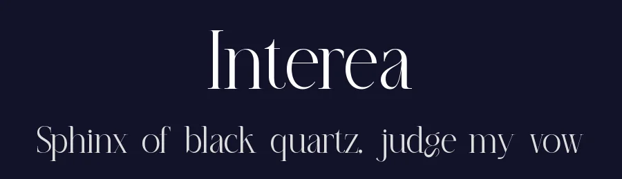 Interea by Slide Shoot Type — Serif Font — thumbnail 2