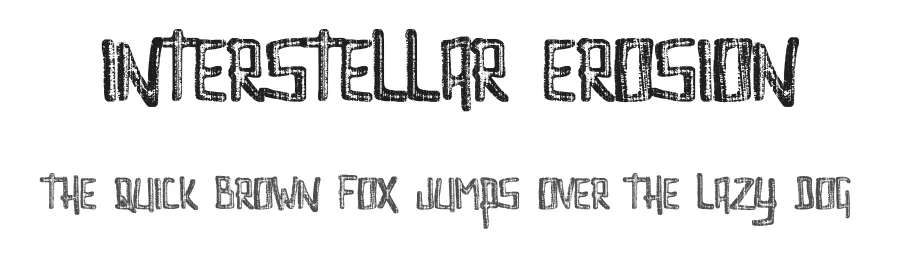 Interstellar Erosion