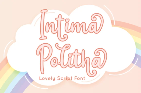Intima Politha Font by attypestudio — Script Handwritten Font