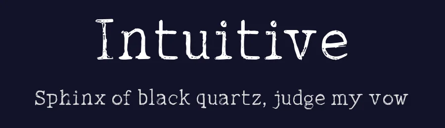 Intuitive by InspiraType — Decorative Font — thumbnail 2