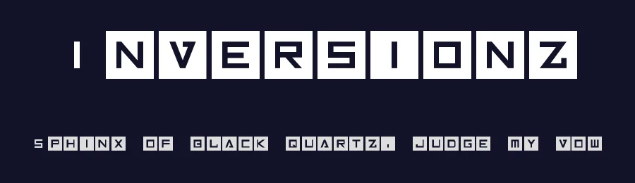 Inversionz by Hawtpixel — Display Font — thumbnail 2