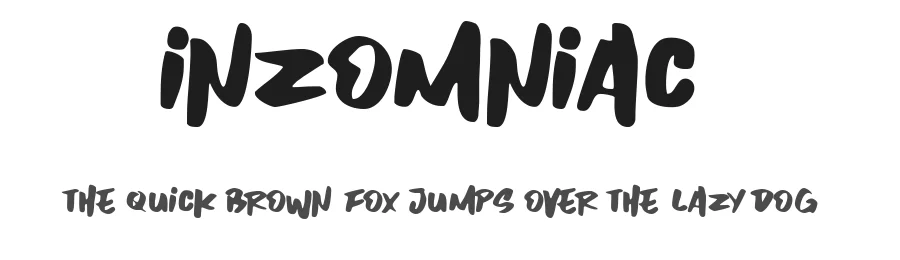 Inzomniac by Lettersiro Studio — Decorative Font