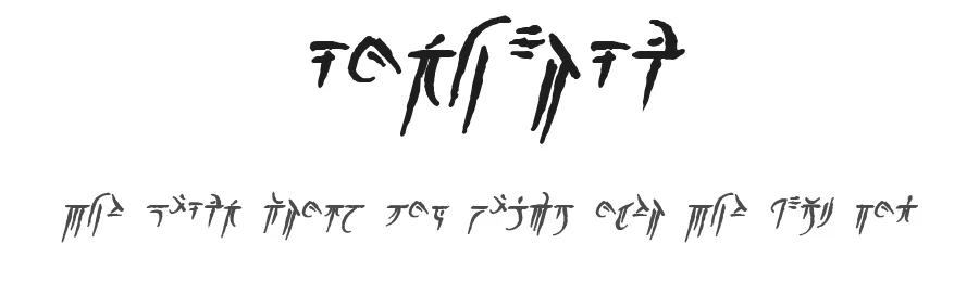 Iokharic by Pixel Sagas — Dingbats Font
