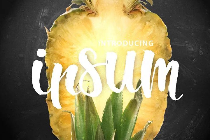 Ipsum Script Font by Leonard Posavec β Script Handwritten Font