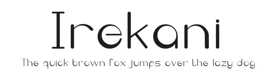 Irekani by Tania  Toledo — Sans Serif Font