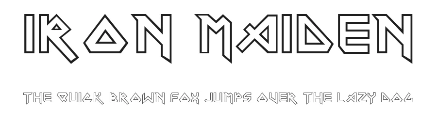 Iron Maiden by Timour Jgenti — Blackletter Font