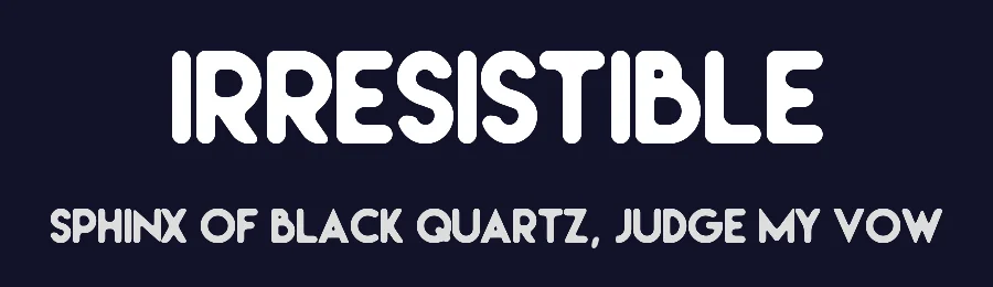Irresistible by Woodcutter — Decorative Font — thumbnail 2