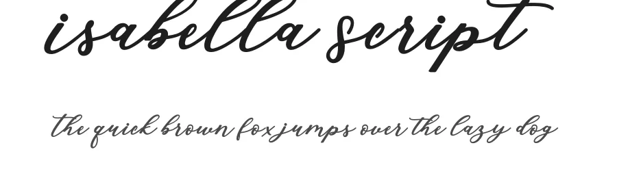Isabella Script