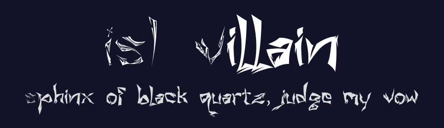 ISL Villain by Isurus Labs — Decorative Font — thumbnail 2