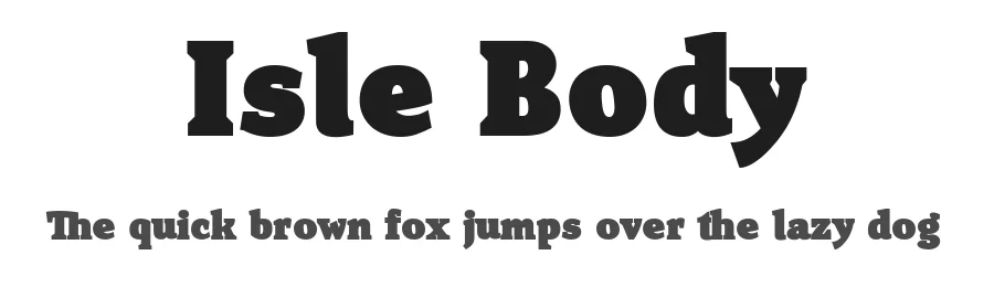 Isle Body