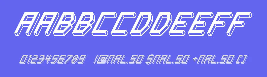 Italic Bricks by Chequered Ink — Display Font — thumbnail 3