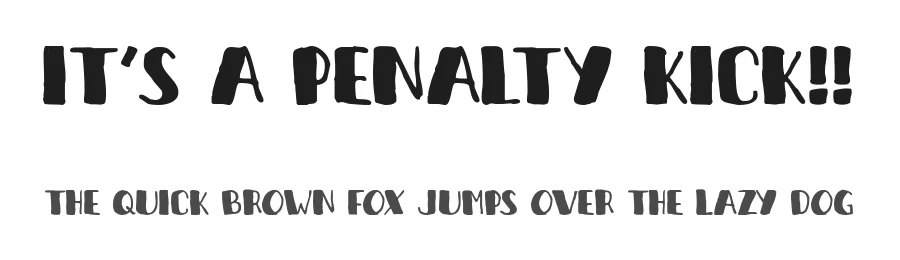It's a penalty kick!!
