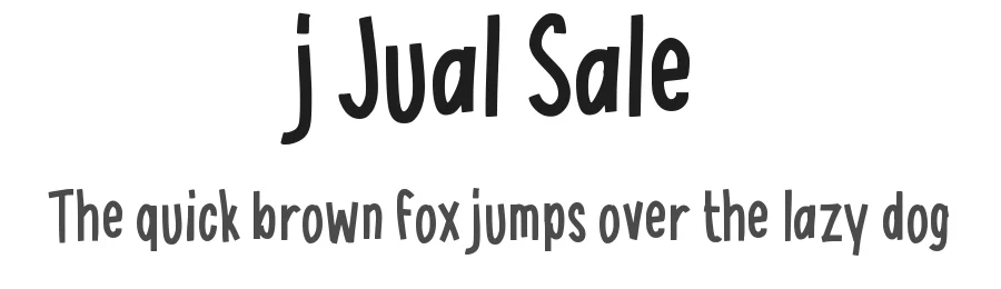j Jual Sale