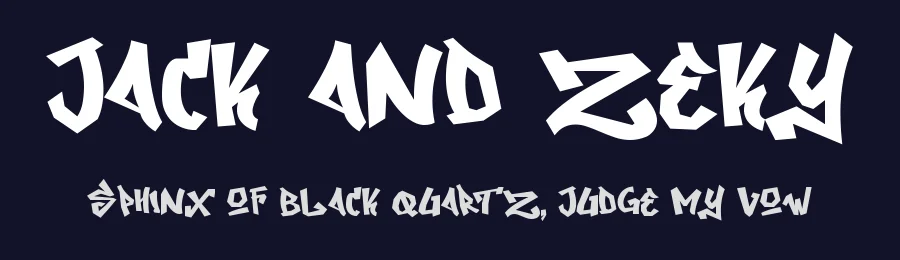 Jack and Zeky by Cikareotype Studio — Script Handwritten Font — thumbnail 2