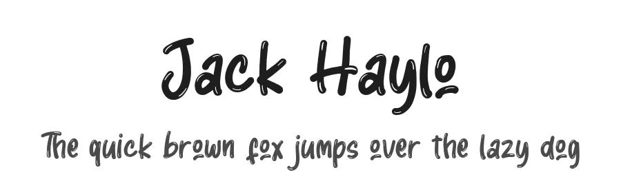 Jack Haylo by MikroType Std — Decorative Font