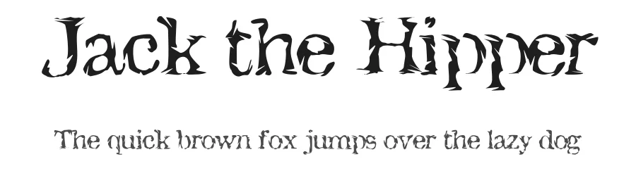 Jack the Hipper by harrysdesign — Decorative Font