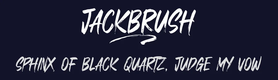 Jackbrush by Khurasan — Script Handwritten Font — thumbnail 2