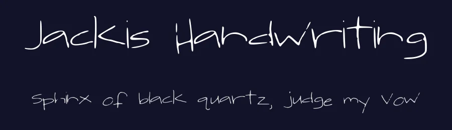 Jackis Handwriting by Jacki Gil — Script Handwritten Font — thumbnail 2