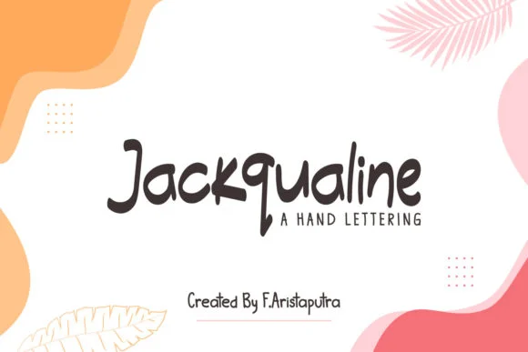 Jackqualine Font by Faristaputra — Script Handwritten Font