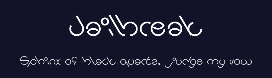 Jailbreak by weknow — Decorative Font — thumbnail 2