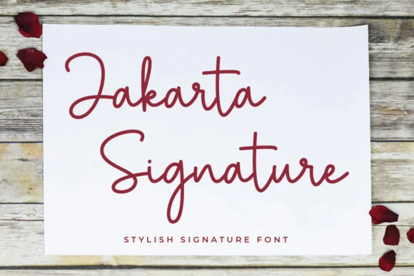 Jakarta Signature Font by Cherryline Master — Script Handwritten Font