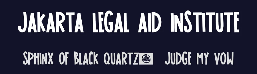 Jakarta Legal Aid Institute by The Docallisme - Amry Al Mursalaat — Decorative Font — thumbnail 2