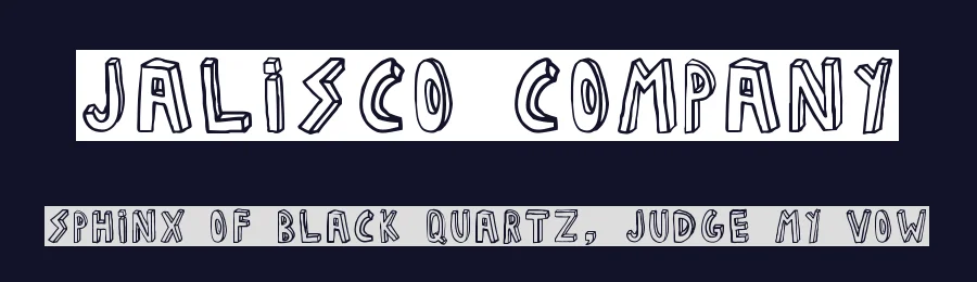 Jalisco Company by Woodcutter — Decorative Font — thumbnail 2