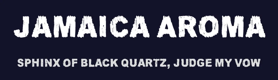 Jamaica Aroma by Juha Korhonen — Decorative Font — thumbnail 2