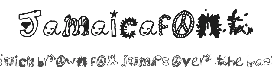 Jamaicafont by JamaicaFunk โ Decorative Font