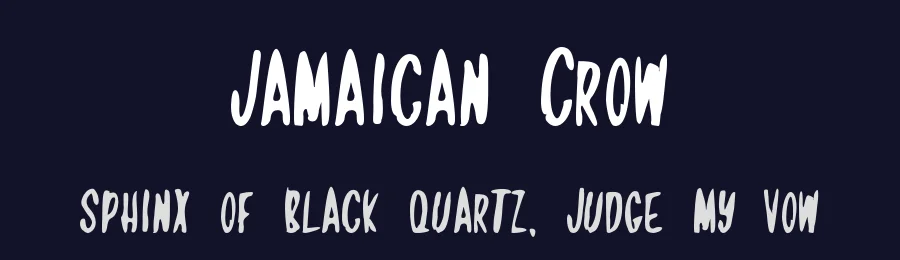 Jamaican Crow by Kurnia Setyadi — Script Handwritten Font — thumbnail 2